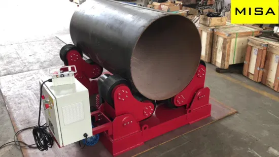 Self-Aligning Welding Rotator with Motorized Moving/ Pipe Fit-up Turning Rolls Heavy Duty Welding Equipment
